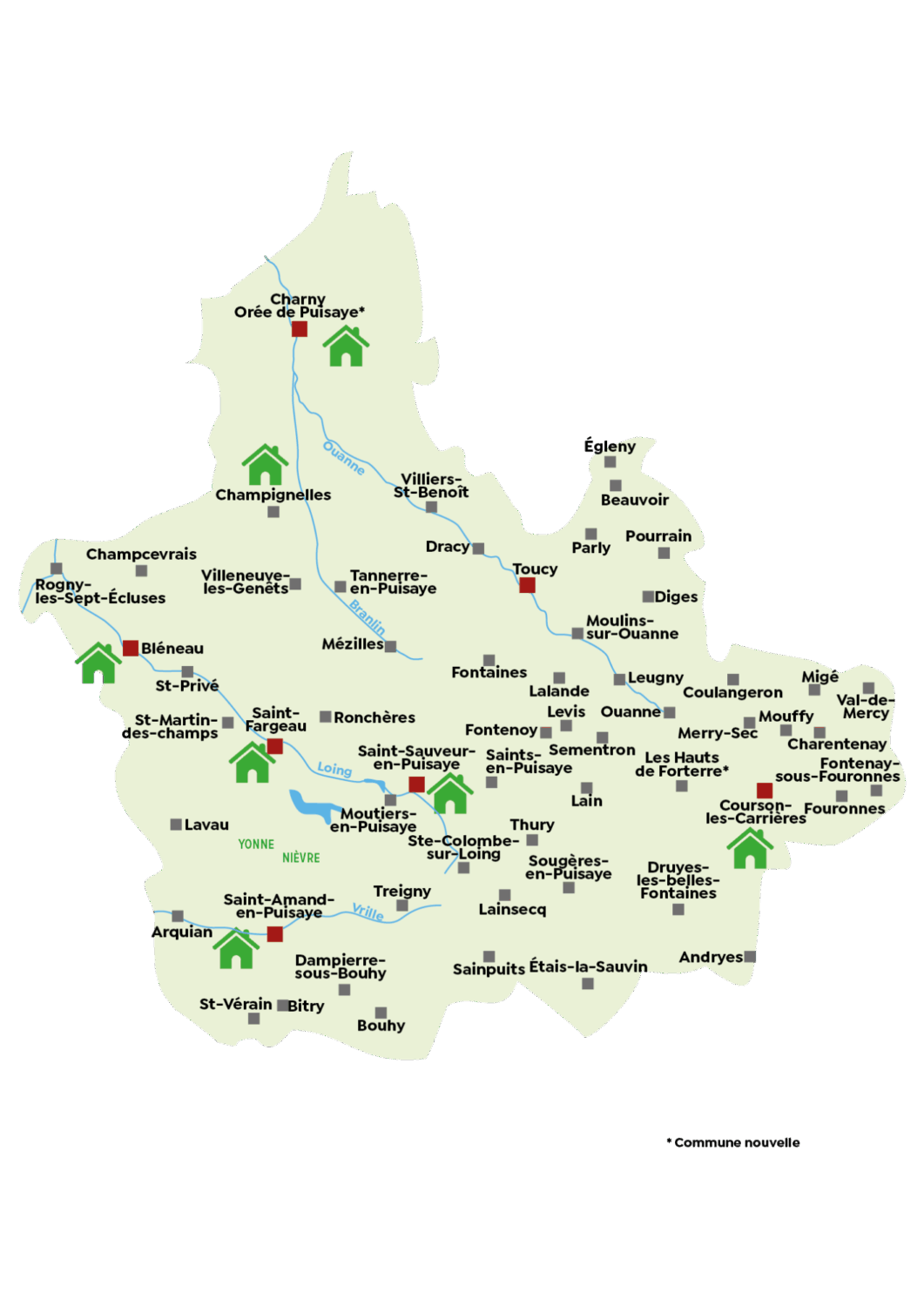 Carte Maisons de santé